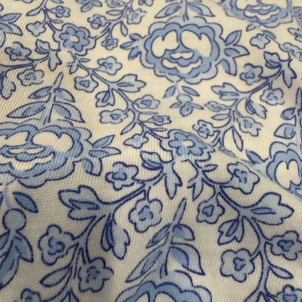 Aria Light Blue Patterned Women's Robe - Picture 9 of 11